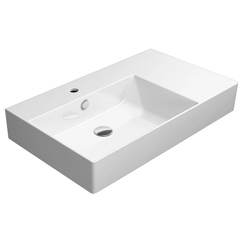 SAPHO GSI KUBE X kerámiamosdó, ExtraGlaze, 80x47cm (9456111)