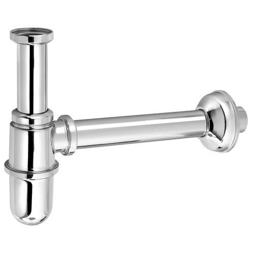 SAPHO REITANO ANTEA Mosdó szifon, retro, réz/króm (9591)