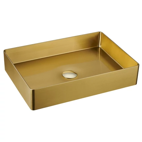SAPHO AURUM mosdó klik-klak lefolyóval, 50x35,2cm, arany (AU203)