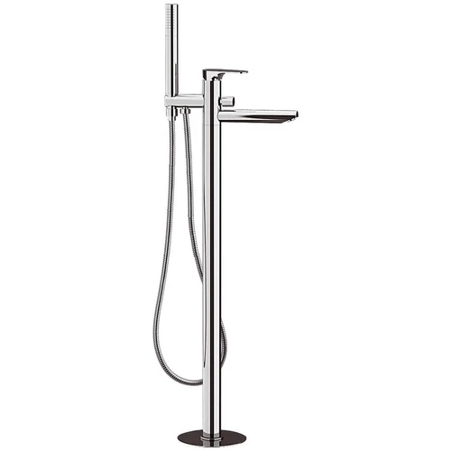 SAPHO CORNELI térben álló kádtöltő csaptelep, zuhanyszettel, alaptesttel, króm (CE21)