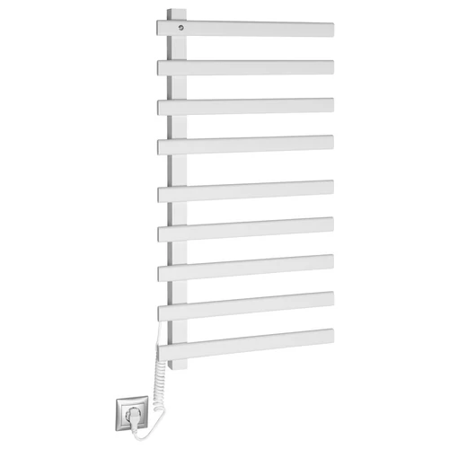 SAPHO ELCOR elektromos törölközőszárító radiátor, 480x920x50mm, 128W, matt fehér (EB450)