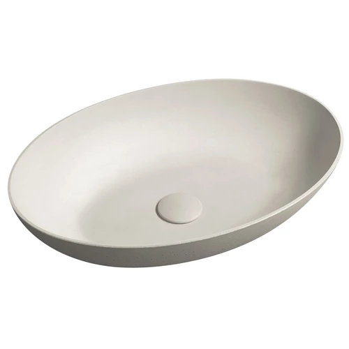 SAPHO FORMIGO beton mosdó, 60x14,5x40cm, homok (FG023)