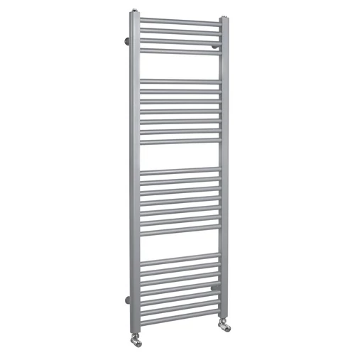 SAPHO AQUALINE Fürdőszobai radiátor, egyenes, 450x1320mm, 564W, metálezüst (ILS34E)