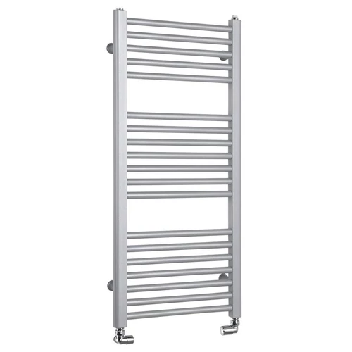 SAPHO AQUALINE Fürdőszobai radiátor, egyenes, 450x990mm, 426W, strukturált ezüst (ILS94E)