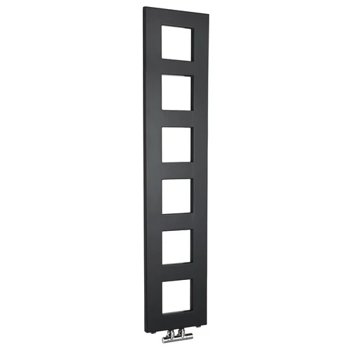 SAPHO BLOCK fürdőszobai radiátor, 280x1330mm, matt fekete (IR181)