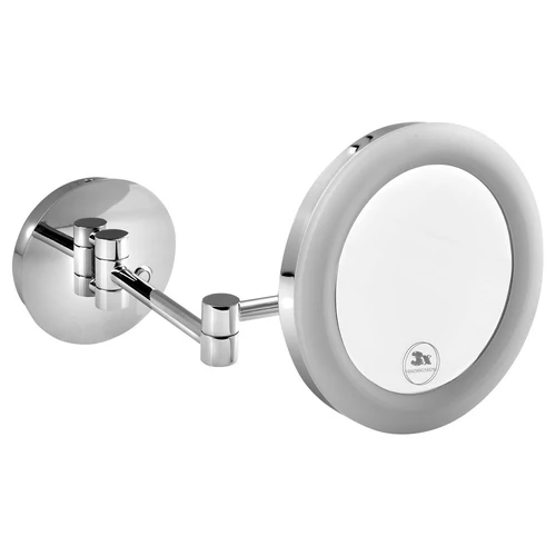 SAPHO Fali kozmetikai tükör, LED világítással, króm (MW845)