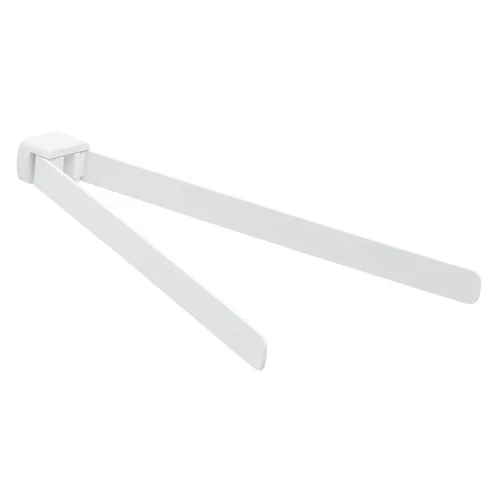 SAPHO PIRENEI mozgatható dupla törölközőtartó, 350mm, matt fehér (PI2302)