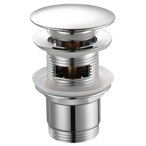 SAPHO AQUALINE klik-klak mosdólefolyó, nagy dugóval, 5/4“, 25-45mm, réz/króm (TF7001)