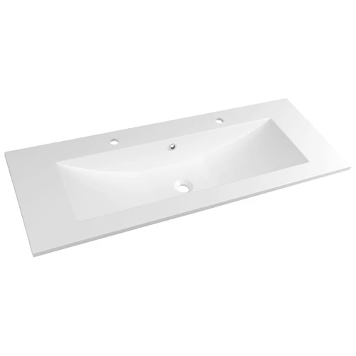 SAPHO YUKON öntöttmárvány mosdó, 2 furattal, 120x45cm (YU122)