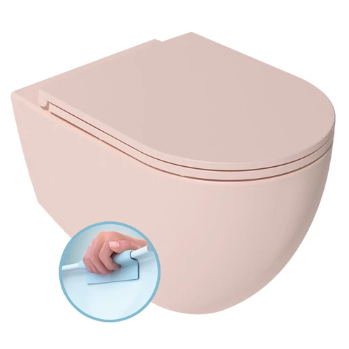 SAPHO ISVEA INFINITY RIMLESS fali WC, 36,5x53cm, matt lazac (10NF02001-2S)