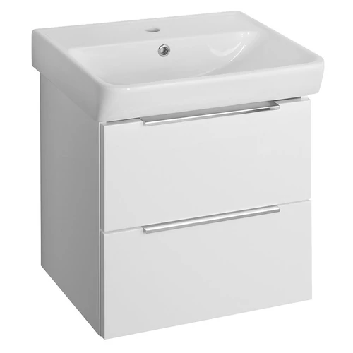 SAPHO BRUCKNER NEON mosdótartószekrény mosdóval, 47x45x35 cm, fehér (501.114.0)