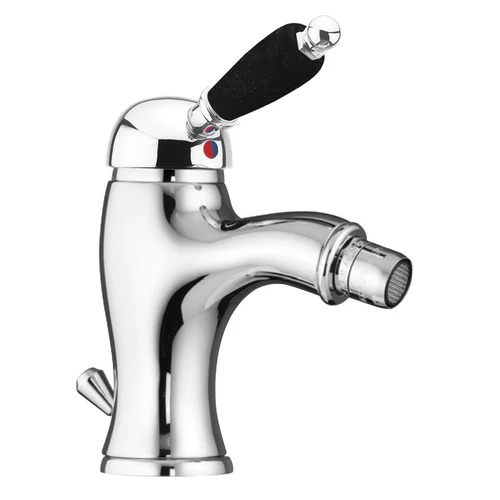 SAPHO KIRKÉ bidécsaptelep, automata leeresztővel, fekete kerámia karral, króm (KI03NC)