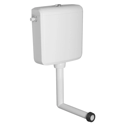 SAPHO AQUALINE WC tartály duál gombos öblítőmechanikával, összekötő csövekkel, oldalsó bekötéssel, 1/2", ABS (T1801-S)