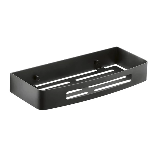 SAPHO SMART polc zuhanyzóba, 300x45x128mm, matt fekete (241714)