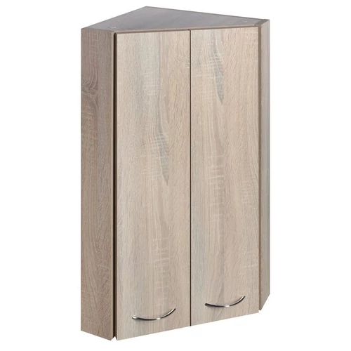 SAPHO AQUALINE ZOJA sarokszekrény 35x76x35 cm, platina tölgy (50333)