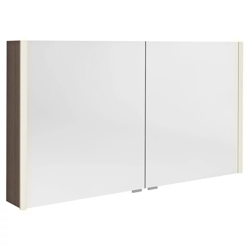 SAPHO ALIX tükrösszekrény LED világítással, 126x70x17,5cm, rusztikus fenyő (AX126-0016)