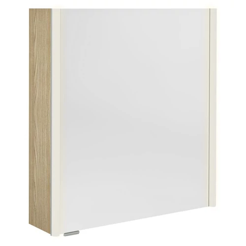 SAPHO ALIX tükrösszekrény LED világítással, 66x70x17,5cm, bardíni szilva (AX166-0013)