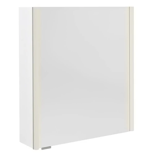 SAPHO ALIX tükrösszekrény LED világítással, 66x70x17,5cm, fényes fehér (AX166-0030)