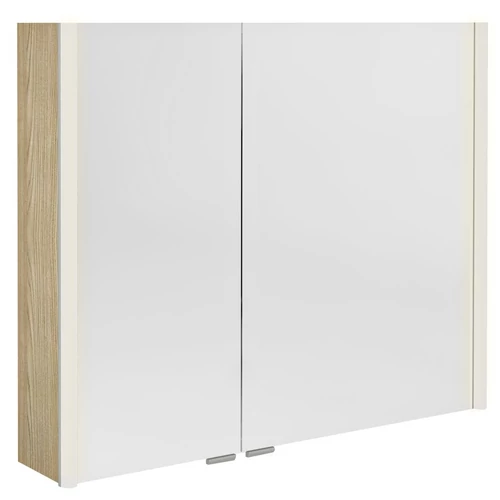 SAPHO ALIX tükrösszekrény LED világítással, 86x70x17,5cm, bardíni szilva (AX186-0013)