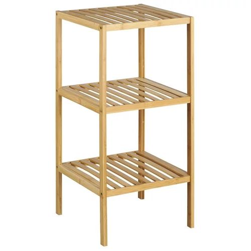 SAPHO AQUALINE BAMBUS álló polc, 3 szintes, 37x80x37cm, bambusz (BI003)