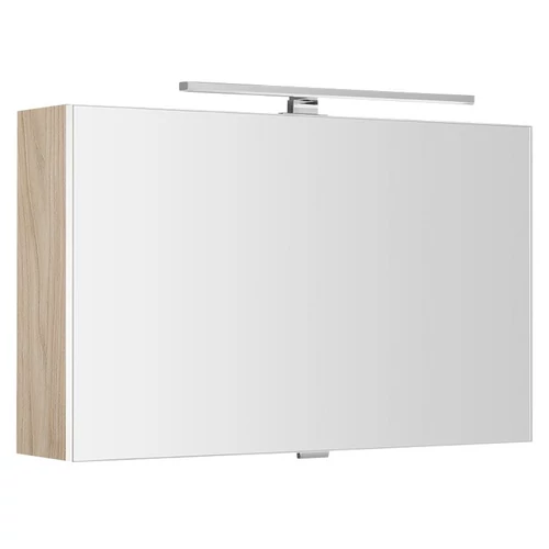 SAPHO CLOE tükrösszekrény LED világítással, 80x50x18cm, bardíni szilva (CE080-0013)