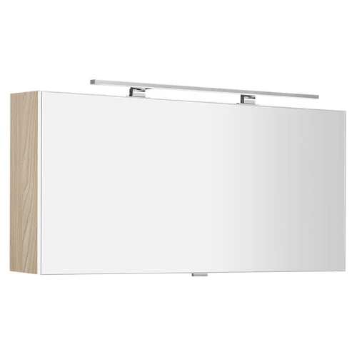 SAPHO CLOE tükrösszekrény LED világítással, 120x50x18cm, bardíni szilva (CE120-0013)