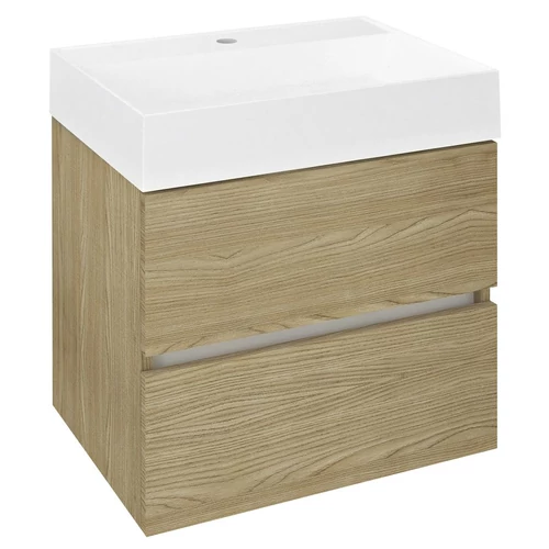 SAPHO ODETTA mosdótartó szekrény, 57x50x43,5cm, bardíni szilva (DT060-1313)