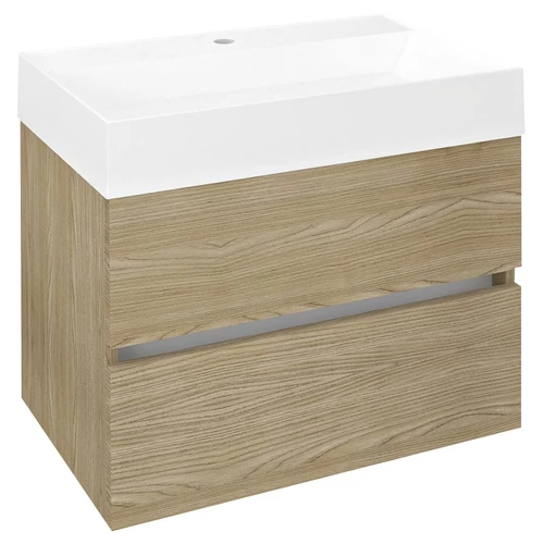 SAPHO ODETTA mosdótartó szekrény, 67x50x43,5cm, bardíni szilva (DT070-1313)