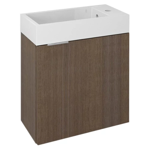 SAPHO LATUS IV mosdótartó szekrény, balos/jobbos, 49,5x50x24,5cm, rusztik fenyő (LT410-1616)