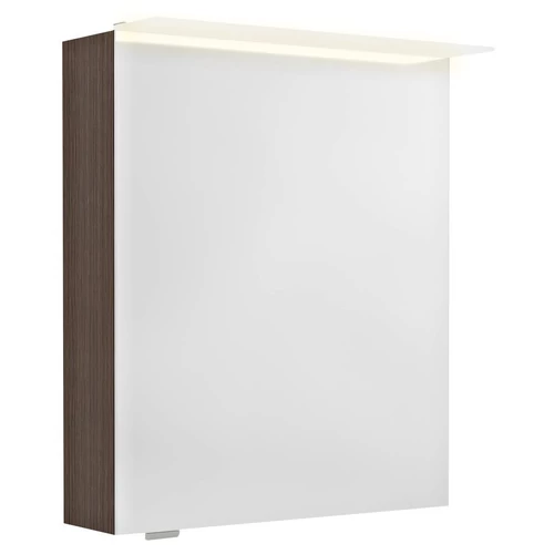 SAPHO LINEX tükrösszekrény LED világítással, jobbos/balos, 60x70x15cm, rusztikus fenyő (LX060-0016)