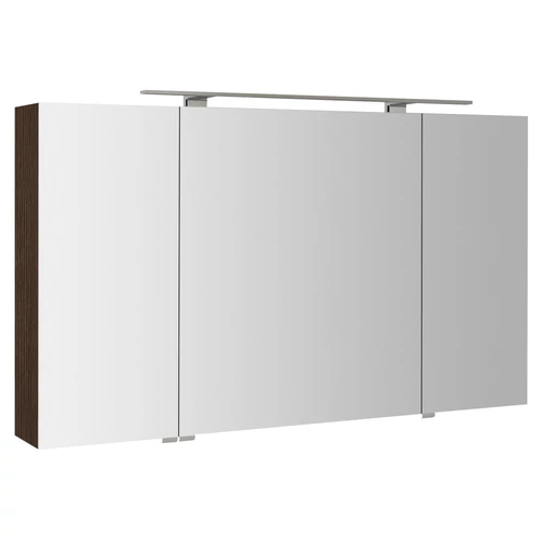 SAPHO MIRRÓ tükrösszekrény LED világítással, 120x70x16cm, rusztikus fenyő (MC121-0016)