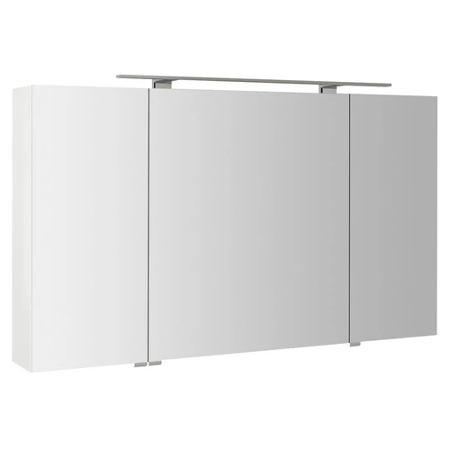 SAPHO MIRRÓ tükrösszekrény LED világítással, 120x70x16cm, fényes fehér (MC121-0030)