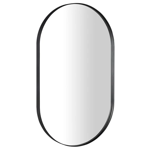 SAPHO PUNO tükör, fém rámával, 50x85cm, matt fekete (ORT148)