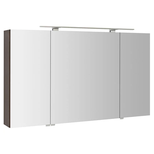 SAPHO RIWA tükrösszekrény LED világítással, 121x70x17cm, rusztikus fenyő (RIW120-0016)