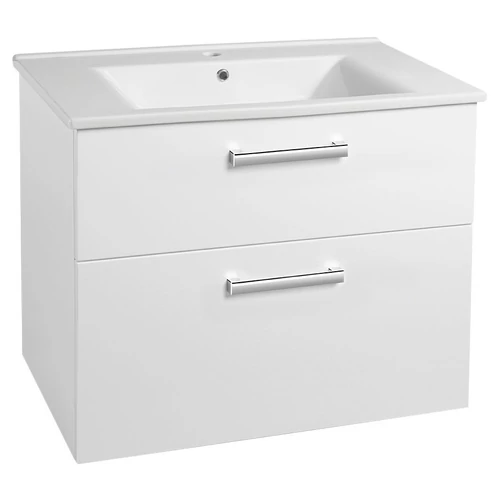 SAPHO AQUALINE VEGA mosdótartó szekrény, 2 fiókos, 82x67,6x43,8cm, fehér (VG083)