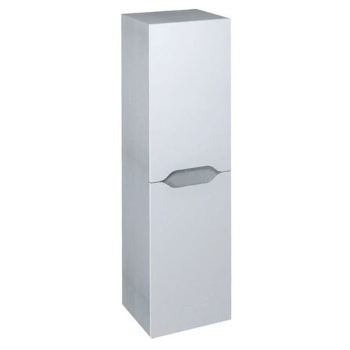 SAPHO WAVE II állószekrény 2 fiókkal, balos/jobbos, 35x140x30cm, fehér/ezüst tölgy (WA245-3011)