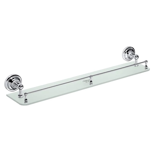 SAPHO BEMETA RETRO Üvegpolc, 600x90x125mm, króm (144302262) (XJ601)