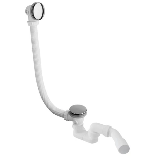 SAPHO BRUCKNER klik-klak Kád le- és túlfolyó, szifonnal, 900mm, átm:72mm, króm (164.391.1)