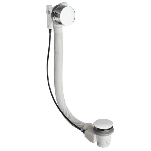 SAPHO POLYSAN kád le- és túlfolyó, kádtöltővel, automata, 775mm, dugó átm:72mm, króm (71685)