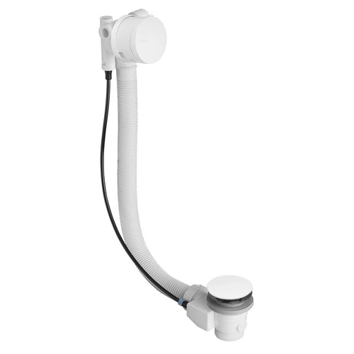 SAPHO POLYSAN kád le- és túlfolyó, kádtöltővel, automata, 775mm, dugó átm:72mm, fehér (71685W)