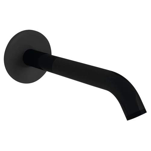 SAPHO Fali kerek kifolyócső, 165mm, matt fekete (BO515)