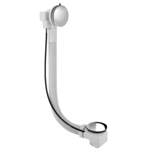 SAPHO SENATOR kád le- túlfolyó 900 mm hosszú csiszolt inox dugó 72mm (VR119028)