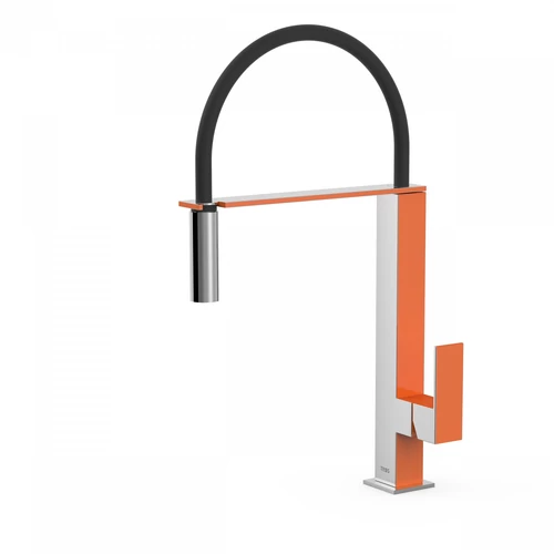 Tres Cuadro-Tres egykaros mosogatócsaptelep narancs 00648701NA