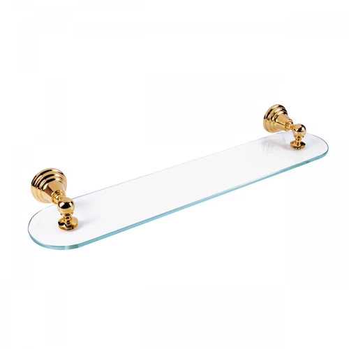 Tres Clasic 600 mm-es fali üvegpolc arany 02463615OR