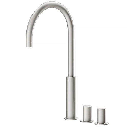 Tres Study Exclusive pultba építhető két fogantyús mosdócsaptelep acél 06110502AC