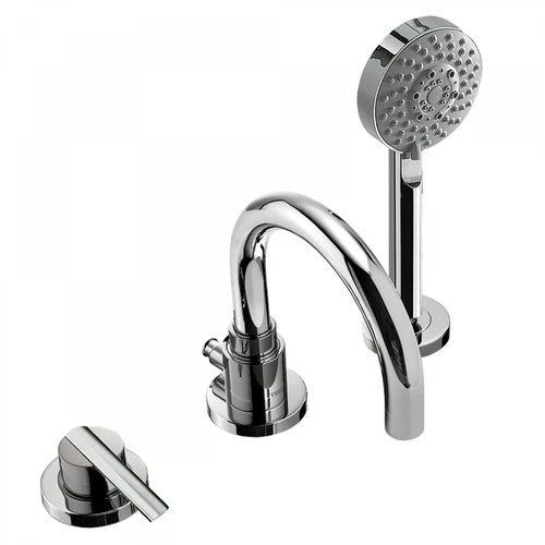 Tres Lex-Tres kádperembe építhető csaptelep kézi zuhannyal 08115001