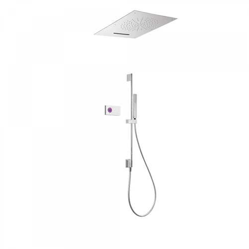 Tres Shower Technology falba építhető elektronikus termosztátos zuhanyrendszer 09286303