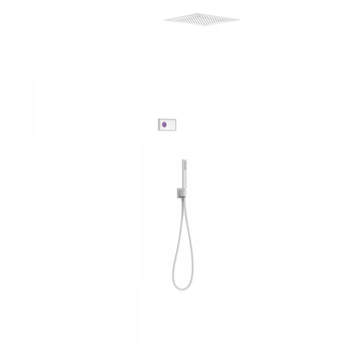 Tres Shower Technology falba építhető elektronikus termosztátos zuhanyrendszer matt fehér 09286552BM