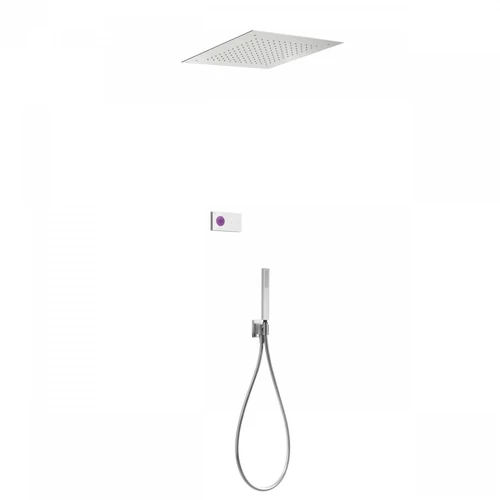 Tres Shower Technology falba építhető elektronikus termosztátos zuhanyrendszer 09286561