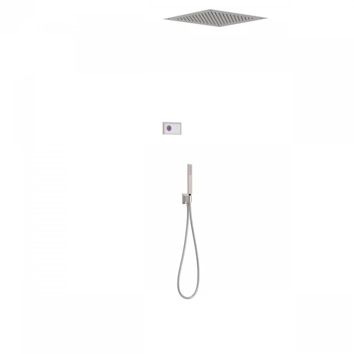 Tres Shower Technology falba építhető elektronikus termosztátos zuhanyrendszer acél 09286561AC